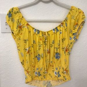 Off-Shoulder Floral Top